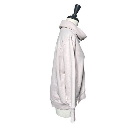 Athleta Pink Oversize Cowl Neck Sweatshirt Size Small - Picture 2 of 4